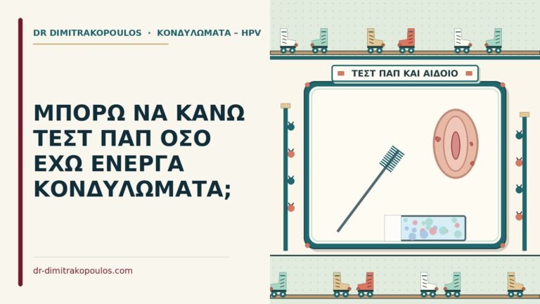 τεστ παπ με ενεργά κονδυλώματα