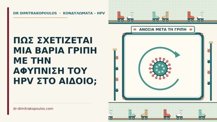 ΠΩΣ ΣΧΕΤΙΖΕΤΑΙ ΜΙΑ ΒΑΡΙΑ ΓΡΙΠΗ ΜΕ ΤΗΝ ΑΦΥΠΝΙΣΗ ΤΟΥ HPV ΣΤΟ ΑΙΔΟΙΟ; γρίπη και αφύπνιση του hpv