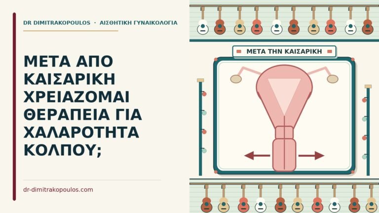 χαλαρότητα κόλπου μετά από καισαρική