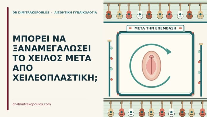 ΜΠΟΡΕΙ ΝΑ ΞΑΝΑΜΕΓΑΛΩΣΕΙ ΤΟ ΧΕΙΛΟΣ ΜΕΤΑ ΑΠΟ ΧΕΙΛΕΟΠΛΑΣΤΙΚΗ; μετά από χειλεοπλαστική