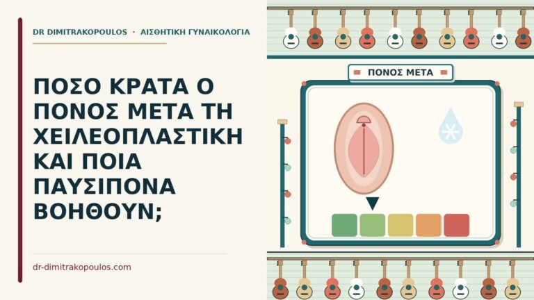 πόνος μετά τη χειλεοπλαστική