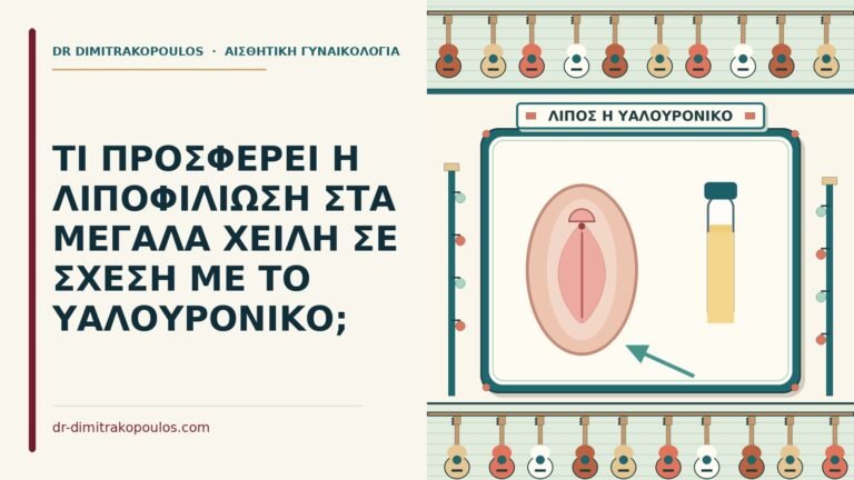 λιποφιλίωση στα μεγάλα χείλη