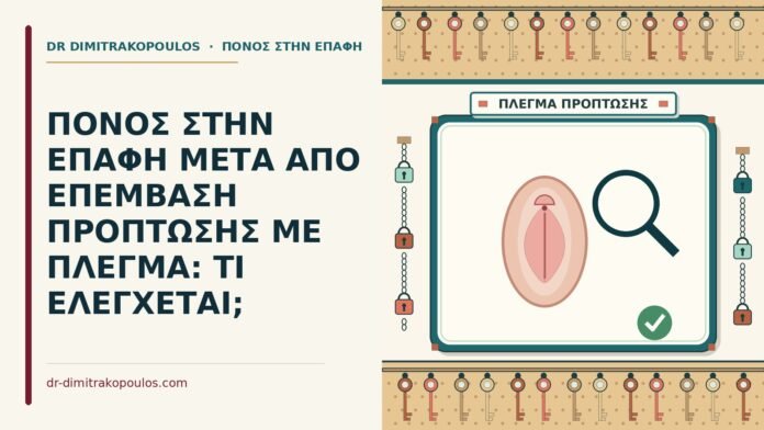 ΠΟΝΟΣ ΣΤΗΝ ΕΠΑΦΗ ΜΕΤΑ ΑΠΟ ΕΠΕΜΒΑΣΗ ΠΡΟΠΤΩΣΗΣ ΜΕ ΠΛΕΓΜΑ: ΤΙ ΕΛΕΓΧΕΤΑΙ; επέμβαση πρόπτωσης με πλέγμα