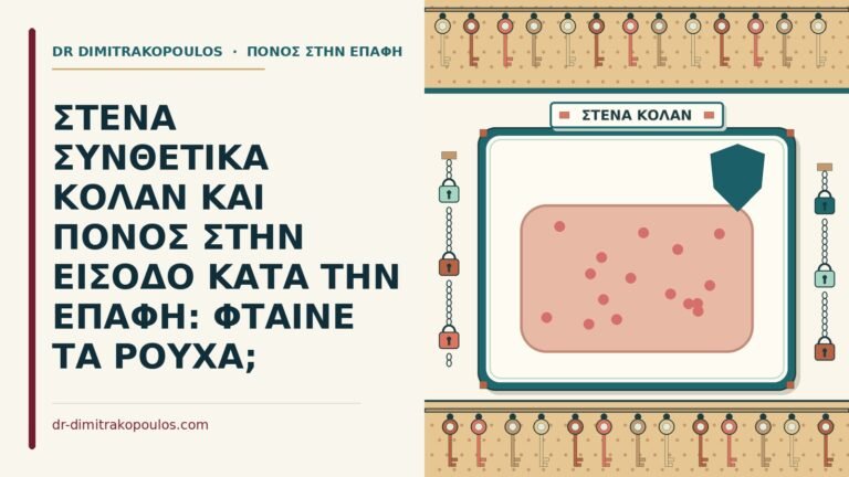 στενά συνθετικά κολάν