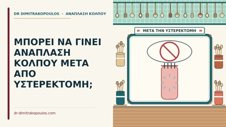 ανάπλαση κόλπου μετά από υστερεκτομή