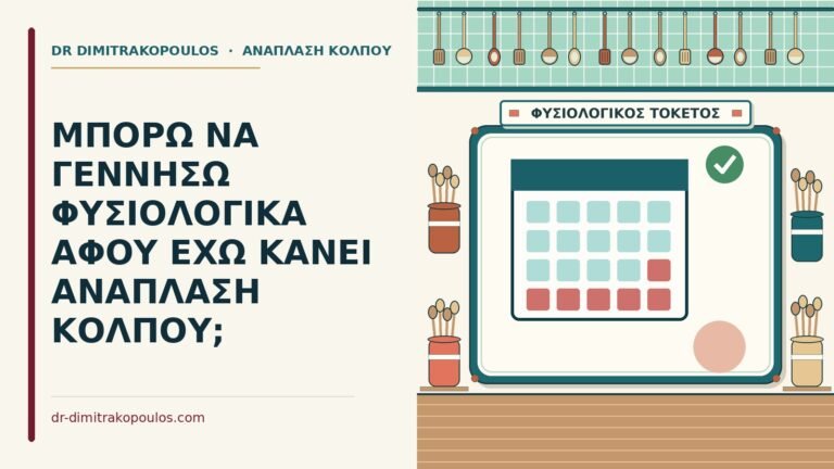 φυσιολογικός τοκετός μετά από ανάπλαση