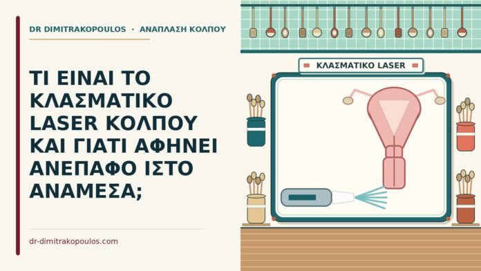 ΤΙ ΕΙΝΑΙ ΤΟ ΚΛΑΣΜΑΤΙΚΟ LASER ΚΟΛΠΟΥ ΚΑΙ ΓΙΑΤΙ ΑΦΗΝΕΙ ΑΝΕΠΑΦΟ ΙΣΤΟ ΑΝΑΜΕΣΑ; κλασματικό laser κόλπου