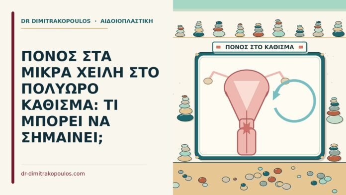 ΠΟΝΟΣ ΣΤΑ ΜΙΚΡΑ ΧΕΙΛΗ ΣΤΟ ΠΟΛΥΩΡΟ ΚΑΘΙΣΜΑ: ΤΙ ΜΠΟΡΕΙ ΝΑ ΣΗΜΑΙΝΕΙ; πόνος στα μικρά χείλη