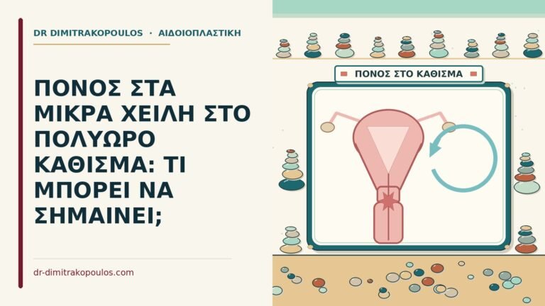 πόνος στα μικρά χείλη