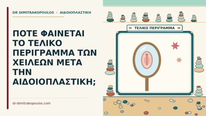 ΠΟΤΕ ΦΑΙΝΕΤΑΙ ΤΟ ΤΕΛΙΚΟ ΠΕΡΙΓΡΑΜΜΑ ΤΩΝ ΧΕΙΛΕΩΝ ΜΕΤΑ ΤΗΝ ΑΙΔΟΙΟΠΛΑΣΤΙΚΗ; τελικό περίγραμμα