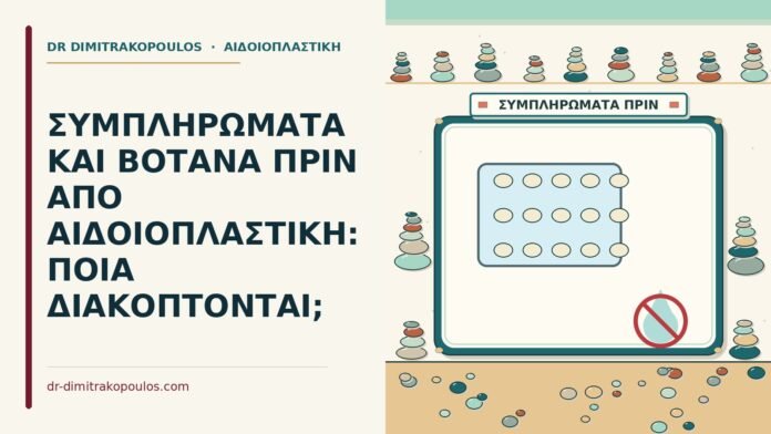ΣΥΜΠΛΗΡΩΜΑΤΑ ΚΑΙ ΒΟΤΑΝΑ ΠΡΙΝ ΑΠΟ ΑΙΔΟΙΟΠΛΑΣΤΙΚΗ: ΠΟΙΑ ΔΙΑΚΟΠΤΟΝΤΑΙ; συμπληρώματα