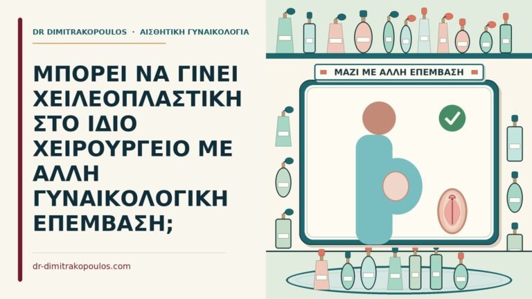 χειλεοπλαστική στο ίδιο χειρουργείο