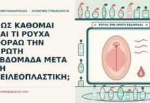 ΠΩΣ ΚΑΘΟΜΑΙ ΚΑΙ ΤΙ ΡΟΥΧΑ ΦΟΡΑΩ ΤΗΝ ΠΡΩΤΗ ΕΒΔΟΜΑΔΑ ΜΕΤΑ ΤΗ ΧΕΙΛΕΟΠΛΑΣΤΙΚΗ; πρώτη εβδομάδα μετά τη χειλεοπλαστική