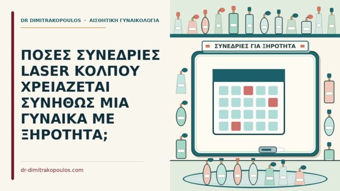 ΠΟΣΕΣ ΣΥΝΕΔΡΙΕΣ LASER ΚΟΛΠΟΥ ΧΡΕΙΑΖΕΤΑΙ ΣΥΝΗΘΩΣ ΜΙΑ ΓΥΝΑΙΚΑ ΜΕ ΞΗΡΟΤΗΤΑ; συνεδρίες laser κόλπου