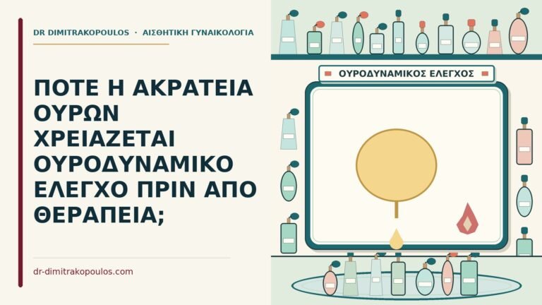 ουροδυναμικό έλεγχο