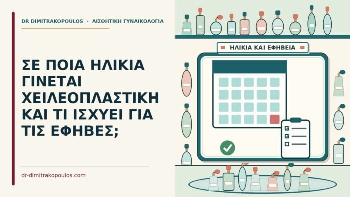 ΣΕ ΠΟΙΑ ΗΛΙΚΙΑ ΓΙΝΕΤΑΙ ΧΕΙΛΕΟΠΛΑΣΤΙΚΗ ΚΑΙ ΤΙ ΙΣΧΥΕΙ ΓΙΑ ΤΙΣ ΕΦΗΒΕΣ; ηλικία