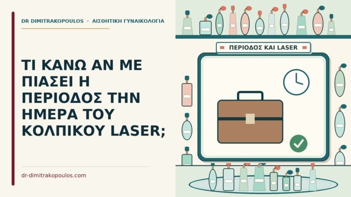 περίοδος την ημέρα του κολπικού laser