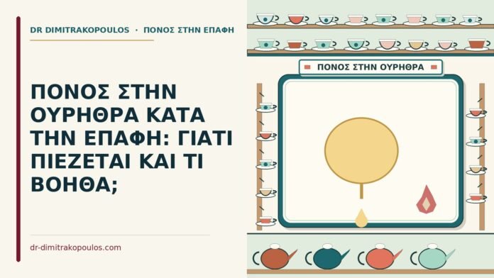 ΠΟΝΟΣ ΣΤΗΝ ΟΥΡΗΘΡΑ ΚΑΤΑ ΤΗΝ ΕΠΑΦΗ: ΓΙΑΤΙ ΠΙΕΖΕΤΑΙ ΚΑΙ ΤΙ ΒΟΗΘΑ; πόνος στην ουρήθρα
