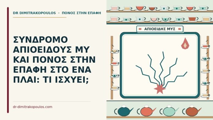 ΣΥΝΔΡΟΜΟ ΑΠΙΟΕΙΔΟΥΣ ΜΥ ΚΑΙ ΠΟΝΟΣ ΣΤΗΝ ΕΠΑΦΗ ΣΤΟ ΕΝΑ ΠΛΑΙ: ΤΙ ΙΣΧΥΕΙ; σύνδρομο απιοειδούς μυός