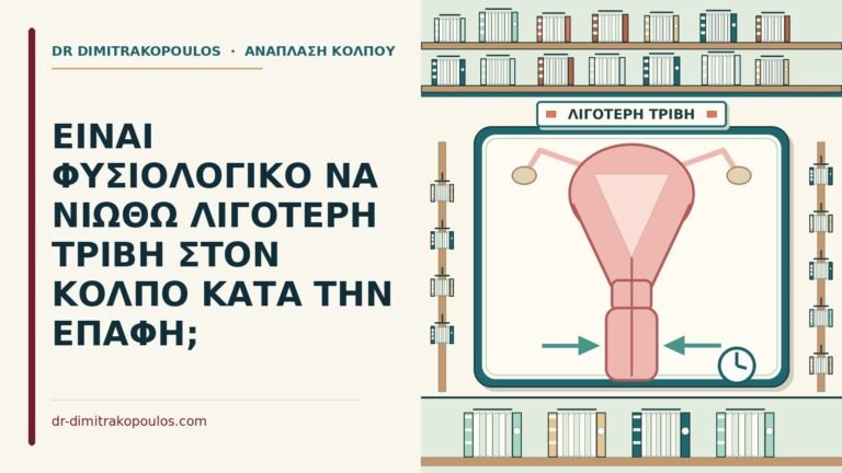 λιγότερη τριβή στον κόλπο