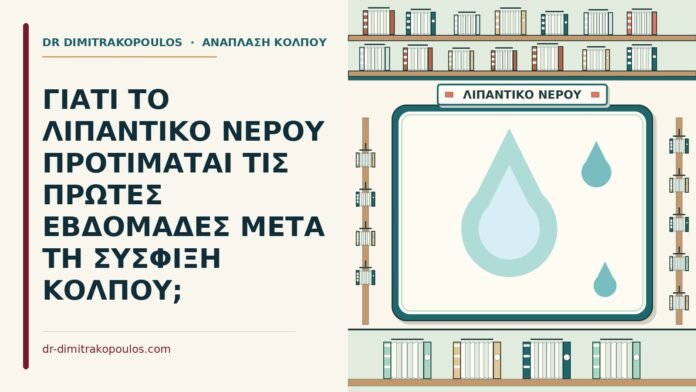 ΓΙΑΤΙ ΤΟ ΛΙΠΑΝΤΙΚΟ ΝΕΡΟΥ ΠΡΟΤΙΜΑΤΑΙ ΤΙΣ ΠΡΩΤΕΣ ΕΒΔΟΜΑΔΕΣ ΜΕΤΑ ΤΗ ΣΥΣΦΙΞΗ ΚΟΛΠΟΥ; λιπαντικό νερού