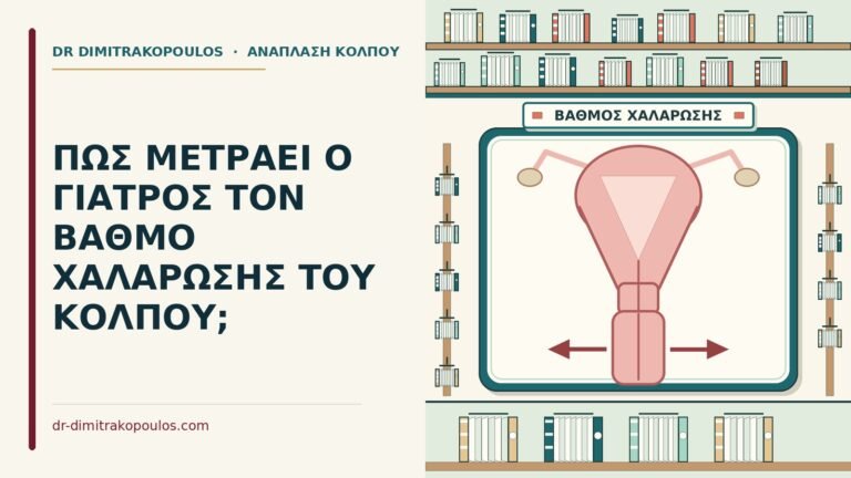 βαθμός χαλάρωσης του κόλπου