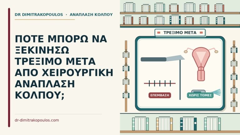 τρέξιμο μετά από χειρουργική ανάπλαση