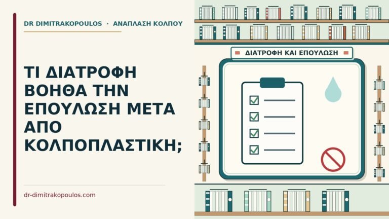 διατροφή μετά από κολποπλαστική