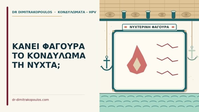 ΚΑΝΕΙ ΦΑΓΟΥΡΑ ΤΟ ΚΟΝΔΥΛΩΜΑ ΤΗ ΝΥΧΤΑ; φαγούρα