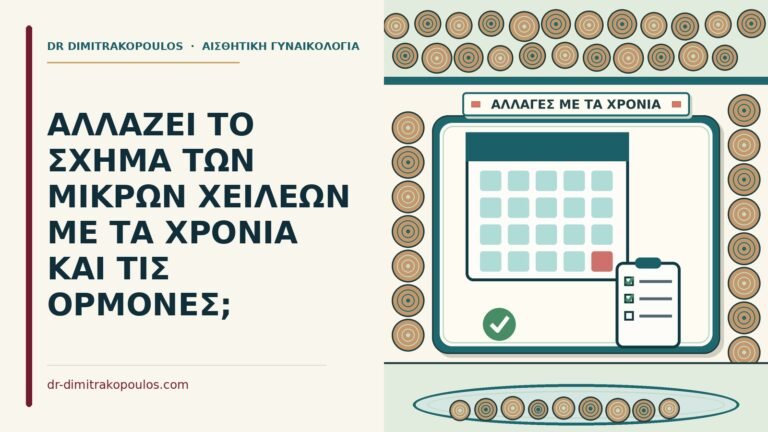 σχήμα των μικρών χειλέων