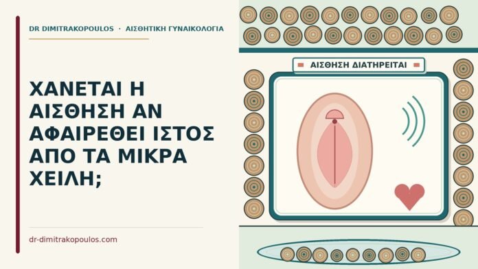 ΧΑΝΕΤΑΙ Η ΑΙΣΘΗΣΗ ΑΝ ΑΦΑΙΡΕΘΕΙ ΙΣΤΟΣ ΑΠΟ ΤΑ ΜΙΚΡΑ ΧΕΙΛΗ; αίσθηση μετά τη χειλεοπλαστική