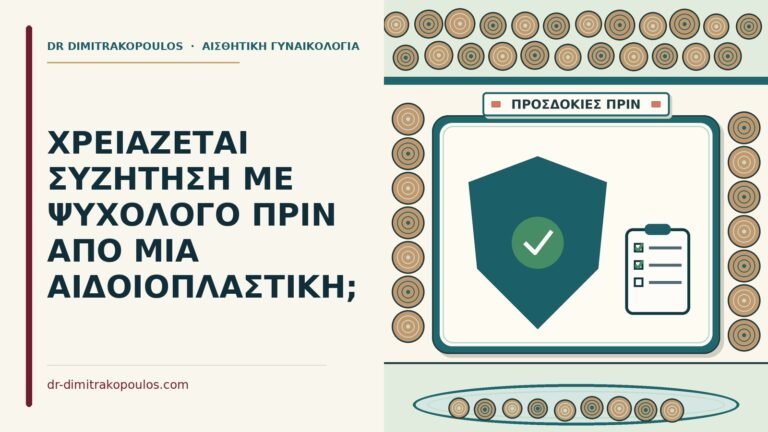 συζήτηση με ψυχολόγο πριν από μια αιδοιοπλαστική