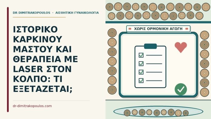 ΙΣΤΟΡΙΚΟ ΚΑΡΚΙΝΟΥ ΜΑΣΤΟΥ ΚΑΙ ΘΕΡΑΠΕΙΑ ΜΕ LASER ΣΤΟΝ ΚΟΛΠΟ: ΤΙ ΕΞΕΤΑΖΕΤΑΙ; ιστορικό καρκίνου μαστού και θεραπεία με laser