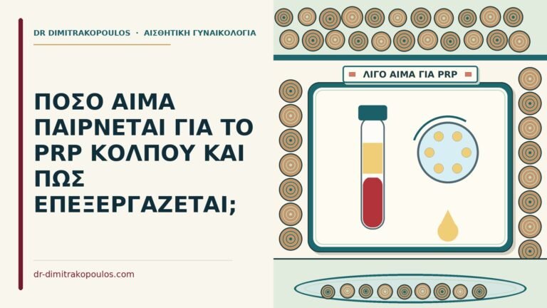 αίμα για το PRP κόλπου