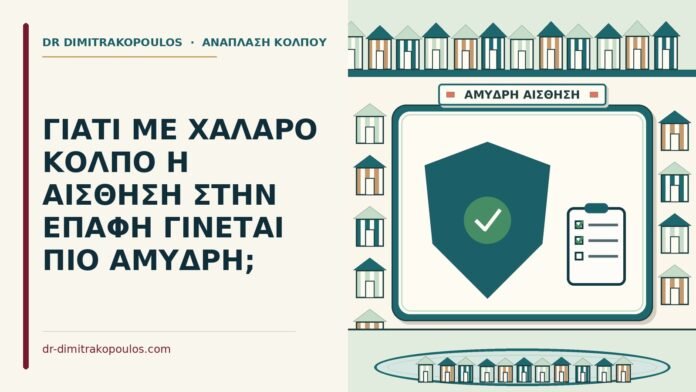 ΓΙΑΤΙ ΜΕ ΧΑΛΑΡΟ ΚΟΛΠΟ Η ΑΙΣΘΗΣΗ ΣΤΗΝ ΕΠΑΦΗ ΓΙΝΕΤΑΙ ΠΙΟ ΑΜΥΔΡΗ; αίσθηση στη σεξουαλική επαφή