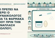 φάρμακά μου πριν την ανάπλαση κόλπου
