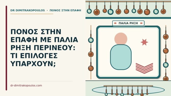 ΠΟΝΟΣ ΣΤΗΝ ΕΠΑΦΗ ΜΕ ΠΑΛΙΑ ΡΗΞΗ ΠΕΡΙΝΕΟΥ: ΤΙ ΕΠΙΛΟΓΕΣ ΥΠΑΡΧΟΥΝ; παλιά ρήξη περινέου