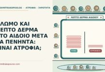 ΧΛΩΜΟ ΚΑΙ ΛΕΠΤΟ ΔΕΡΜΑ ΣΤΟ ΑΙΔΟΙΟ ΜΕΤΑ ΤΑ ΠΕΝΗΝΤΑ: ΕΙΝΑΙ ΑΤΡΟΦΙΑ; λεπτό δέρμα στο αιδοίο