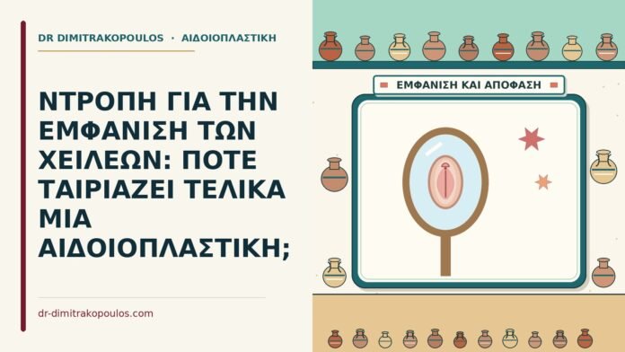 ΝΤΡΟΠΗ ΓΙΑ ΤΗΝ ΕΜΦΑΝΙΣΗ ΤΩΝ ΧΕΙΛΕΩΝ: ΠΟΤΕ ΤΑΙΡΙΑΖΕΙ ΤΕΛΙΚΑ ΜΙΑ ΑΙΔΟΙΟΠΛΑΣΤΙΚΗ; χειλέων