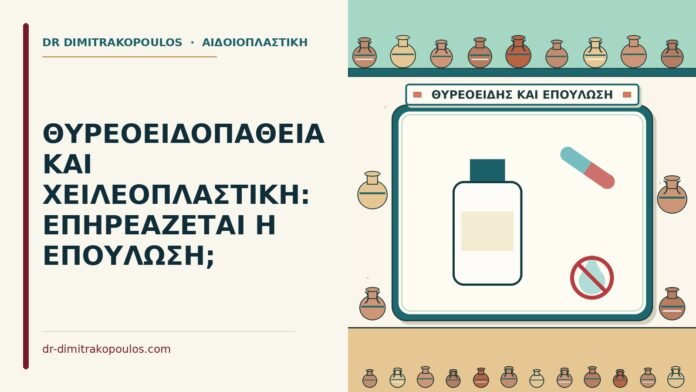 ΘΥΡΕΟΕΙΔΟΠΑΘΕΙΑ ΚΑΙ ΧΕΙΛΕΟΠΛΑΣΤΙΚΗ: ΕΠΗΡΕΑΖΕΤΑΙ Η ΕΠΟΥΛΩΣΗ; χειλεοπλαστική