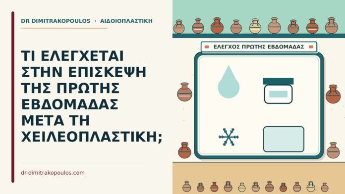 ΤΙ ΕΛΕΓΧΕΤΑΙ ΣΤΗΝ ΕΠΙΣΚΕΨΗ ΤΗΣ ΠΡΩΤΗΣ ΕΒΔΟΜΑΔΑΣ ΜΕΤΑ ΤΗ ΧΕΙΛΕΟΠΛΑΣΤΙΚΗ; χειλεοπλαστική