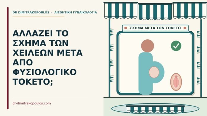 ΑΛΛΑΖΕΙ ΤΟ ΣΧΗΜΑ ΤΩΝ ΧΕΙΛΕΩΝ ΜΕΤΑ ΑΠΟ ΦΥΣΙΟΛΟΓΙΚΟ ΤΟΚΕΤΟ; σχήμα των χειλέων