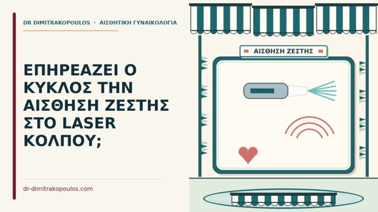 αίσθηση ζέστης στο laser κόλπου