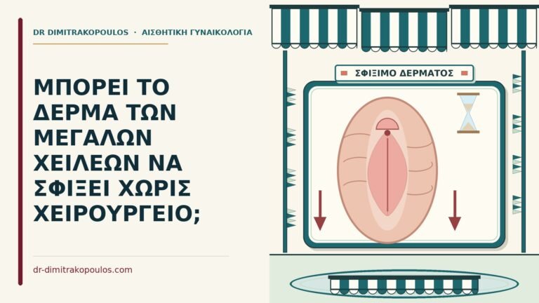 σύσφιξη των μεγάλων χειλέων χωρίς χειρουργείο