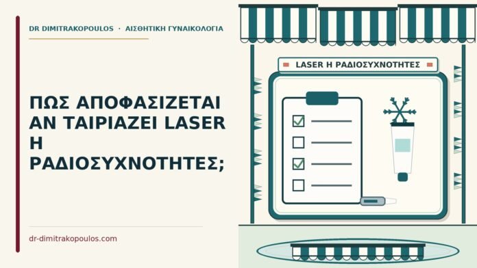 ΠΩΣ ΑΠΟΦΑΣΙΖΕΤΑΙ ΑΝ ΤΑΙΡΙΑΖΕΙ LASER Η ΡΑΔΙΟΣΥΧΝΟΤΗΤΕΣ; laser ή ραδιοσυχνότητες
