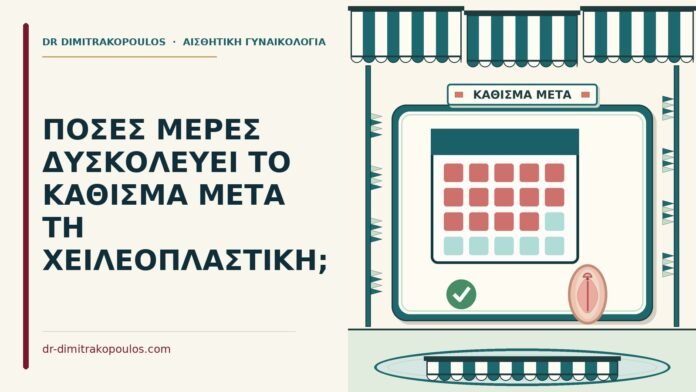 ΠΟΣΕΣ ΜΕΡΕΣ ΔΥΣΚΟΛΕΥΕΙ ΤΟ ΚΑΘΙΣΜΑ ΜΕΤΑ ΤΗ ΧΕΙΛΕΟΠΛΑΣΤΙΚΗ; κάθισμα μετά τη χειλεοπλαστική