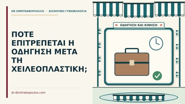 οδήγηση μετά τη χειλεοπλαστική