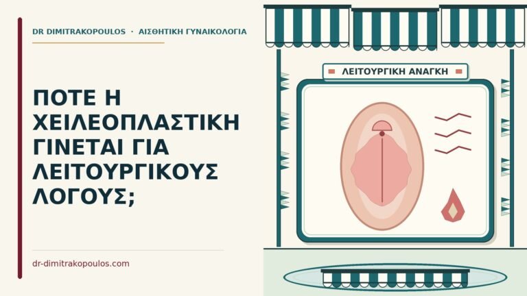 χειλεοπλαστική για λειτουργικούς λόγους