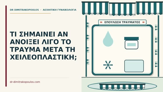 ΤΙ ΣΗΜΑΙΝΕΙ ΑΝ ΑΝΟΙΞΕΙ ΛΙΓΟ ΤΟ ΤΡΑΥΜΑ ΜΕΤΑ ΤΗ ΧΕΙΛΕΟΠΛΑΣΤΙΚΗ; άνοιγμα του τραύματος μετά τη χειλεοπλαστική