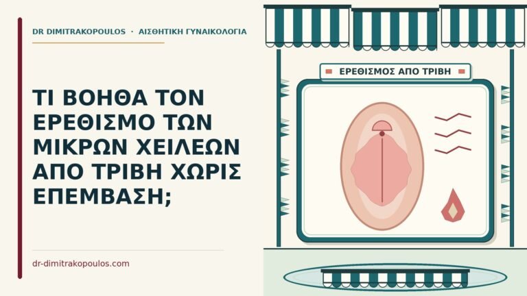 ερεθισμό των μικρών χειλέων